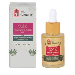 MS Glamour 24k Advanced Gold Oil with Pumpkin Seeds Oil - 30 ml-58