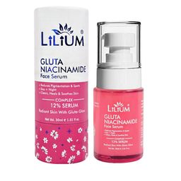 Lilium Gluta Niacinamide 12% Face Serum to Reduce Wrinkles & Clears Heals - 30ml-45
