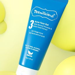 Teenilicious Acne Face Gel With Benzoyl Peroxide For Inflamed Acne Prone Skin-30gm-50