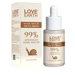 LOVE EARTH Snail Mucin Milky Drops Face Serum - 30 ml-8