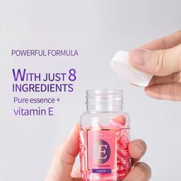 Adbeni Set Of 2 Aloevera & Vitamin E Oil Capsules To Reduce Fine Lines - 30 Capsules Each image 5