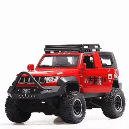 Alloy Metal Pull Back Die-cast Car 1:32 WARWOLF Jeep Diecast Metal Pullback Toy-image-4