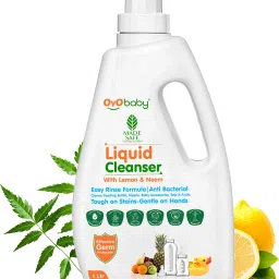 Anti-Bacterial Baby Liquid Cleanser For Fruits, Bottles, Accessories And Toys Neem Liquid Detergent-image-26