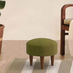Chumbak Green Printed Round Ottomans-image-92