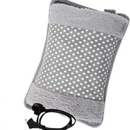 Electric Velvet Hot Water Bag with Pocket for Winters/Pain Relief & Heat Therapy Electrical 1 L Hot Water Bag-image-21