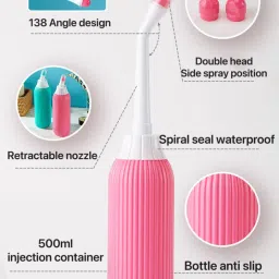 Portable bidet, Jet Spray for Toilet | Retractable, 2 angled Nozzles M261 Bidet Nozzle-picture-16