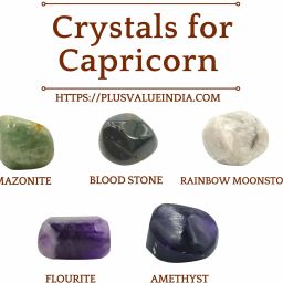 Zodiac Crystal Bag - Capricorn Sign Lucky Birth Gemstones & Crystal Stones Regular Asymmetrical Crystal Stone-image-57