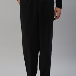 Slowave Men Mid Rise Cotton Trouser-image-8