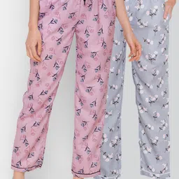 FashionRack Women Pack of 2 Printed Lounge Pants-picture-15
