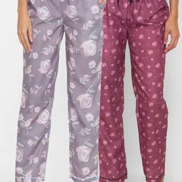 FashionRack Women Pack of 2 Printed Lounge Pants-picture-2