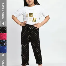 BAESD Pack of 4 Printed Cotton Lounge Pants-38