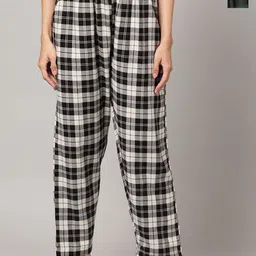Kryptic Pack Of 2 Checked Cotton Lounge Pants-picture-12