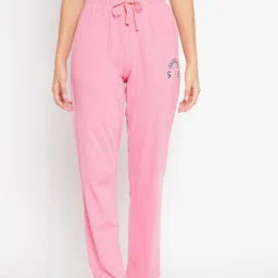MADAME M SECRET Women Pink Solid Cotton Lounge Pants-image-33