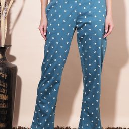 Dollar Missy Women Printed Mid-Rise Lounge Pants-picture-1