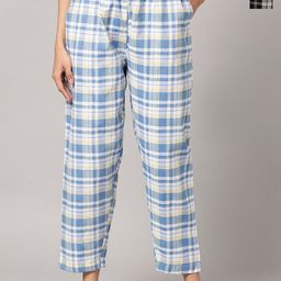 Kryptic Pack Of 2 Checked Cotton Lounge Pants-11