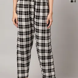 Kryptic Women Pack Of 2 Checked Cotton Lounge Pants-image-66
