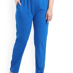 Fabme Women Pure Cotton Knitted Lounge Pants-image-53