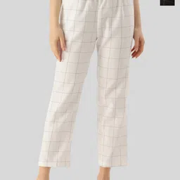 Kryptic Women Set Of 2 Checked Cotton Lounge Pants-image-107