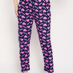 Camey Women Printed Fleece Lounge Pant-picture-39