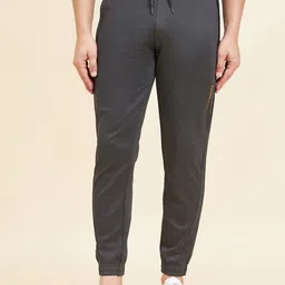 Sweet Dreams Charcoal Men Mid Rise Joggers-image-10