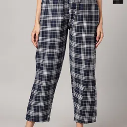 Kryptic Pack Of 2 Checked Cotton Lounge Pants-image-36