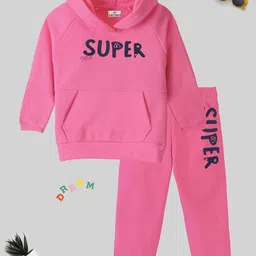 KUCHIPOO Girls Printed T-shirt with Pyjamas-image-6