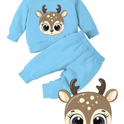 Minicult Kids Printed Sweatshirt with  Pyjamas-image-72