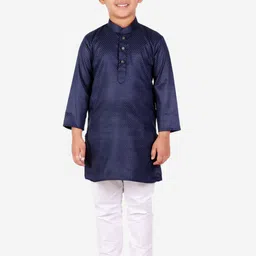 Pro-Ethic STYLE DEVELOPER Boys Blue Kurta with Pyjamas-8