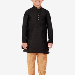 Pro-Ethic STYLE DEVELOPER Boys Black Kurta with Pyjamas-41
