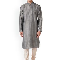 ZOIS Men Striped Regular Pure Cotton Kurta with Pyjamas-31