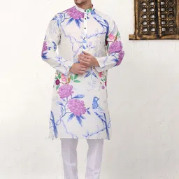 Jompers Animal Printed Regular Pure Cotton Straight Kurta With Pyjama-picture-10