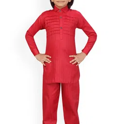 BAESD Infants Pure Cotton Kurta with Pyjamas-picture-30