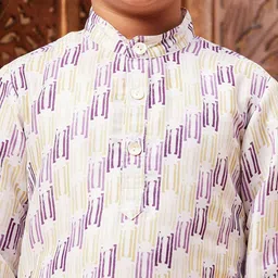 Stylo Bug Boys Printed Regular Kurta with Pyjamas image 4