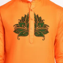 DEVOILER Ethnic Motifs Printed Straight Kurta With Pyjamas image 2