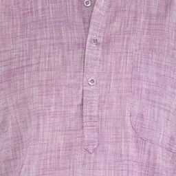 Exotic India Men Regular Pure Cotton Kurta with Pyjamas image 4