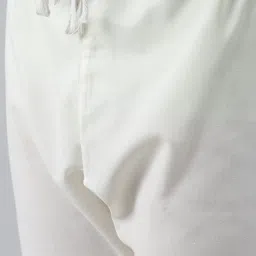 MANQ Men Peach-Coloured Embroidered Regular Kurta with Pyjamas image 4