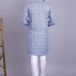SHIWAM ETHNIX Printed Regular Kurta with Pyjamas image 3
