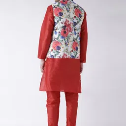 hangup plus Men Kurta Set With Nehru Jacket image 4