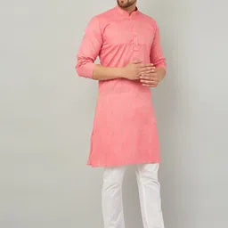 Armaan Ethnic Abstract Printed Pure Cotton Kurta With Pyjamas image 4