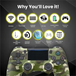 HG WORLD Playstation Dualshock 4 Joystick Wireless for PS4 With USBCable GamepadMotion Controller image 5