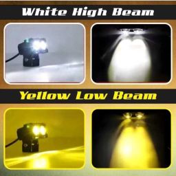 SPOT LIGHT 2 LENS METAL BODY IRON Bike Headlight Grill-26