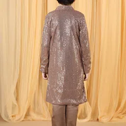 PICCOLO Boys Sequinned Kurta with Pyjamas image 4