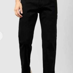 Men Regular Mid Rise Black Jeans-image-10