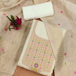 JATRIQQ Art Silk Unstitched Dress Material-image-24