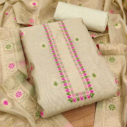 JATRIQQ Art Silk Unstitched Dress Material-image-44
