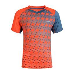 Kids Badminton T Shirt Lite 560 Red Tomato-image-78