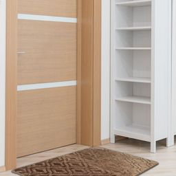 Black gold Coffee Brown Self-Design Microfiber Anti-Skid Doormats-37