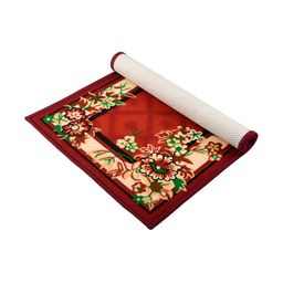Kuber Industries Assorted 2-Pcs Printed Cotton Doormats-55