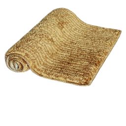 LUXEHOME INTERNATIONAL Pack of 2 Beige Solid 1400 GSM Bath Rugs-27