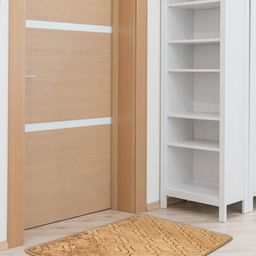 Black gold Coffee Beige Self-Designed Microfiber Anti-Skid Doormat-image-41